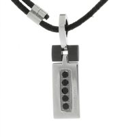 Collana Chimento Uomo in Acciaio 3GX8922BN5500